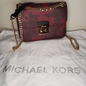 Michael Kors lace leather purse